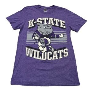 Kansas State University KSU Wildcats Willie Vintage Retro Graphic T-Shirt Size S